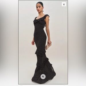 Reformation Tripoli Dress Black - Size 6